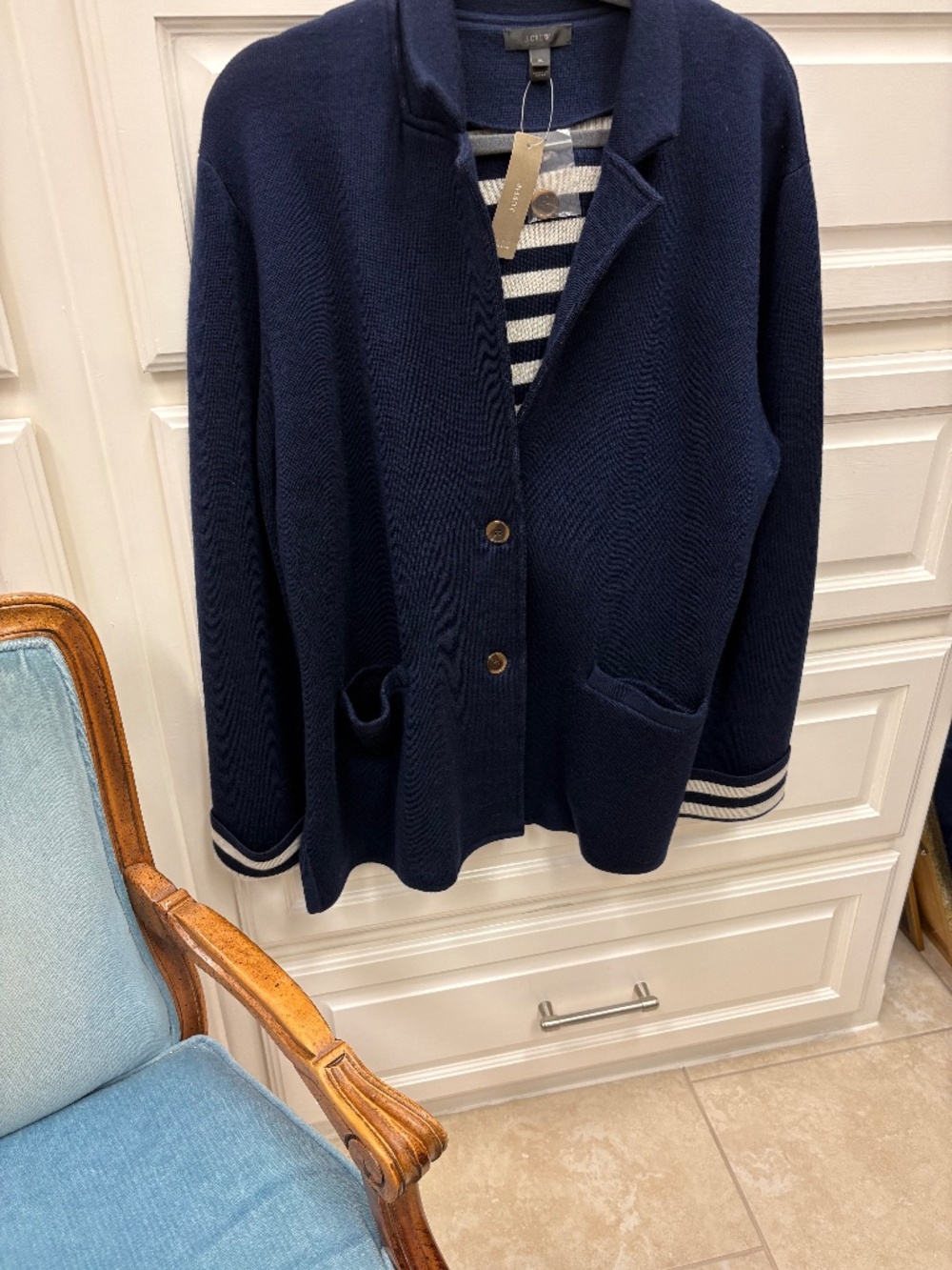 J. Crew Jersey Blazer Size XL New with Tags